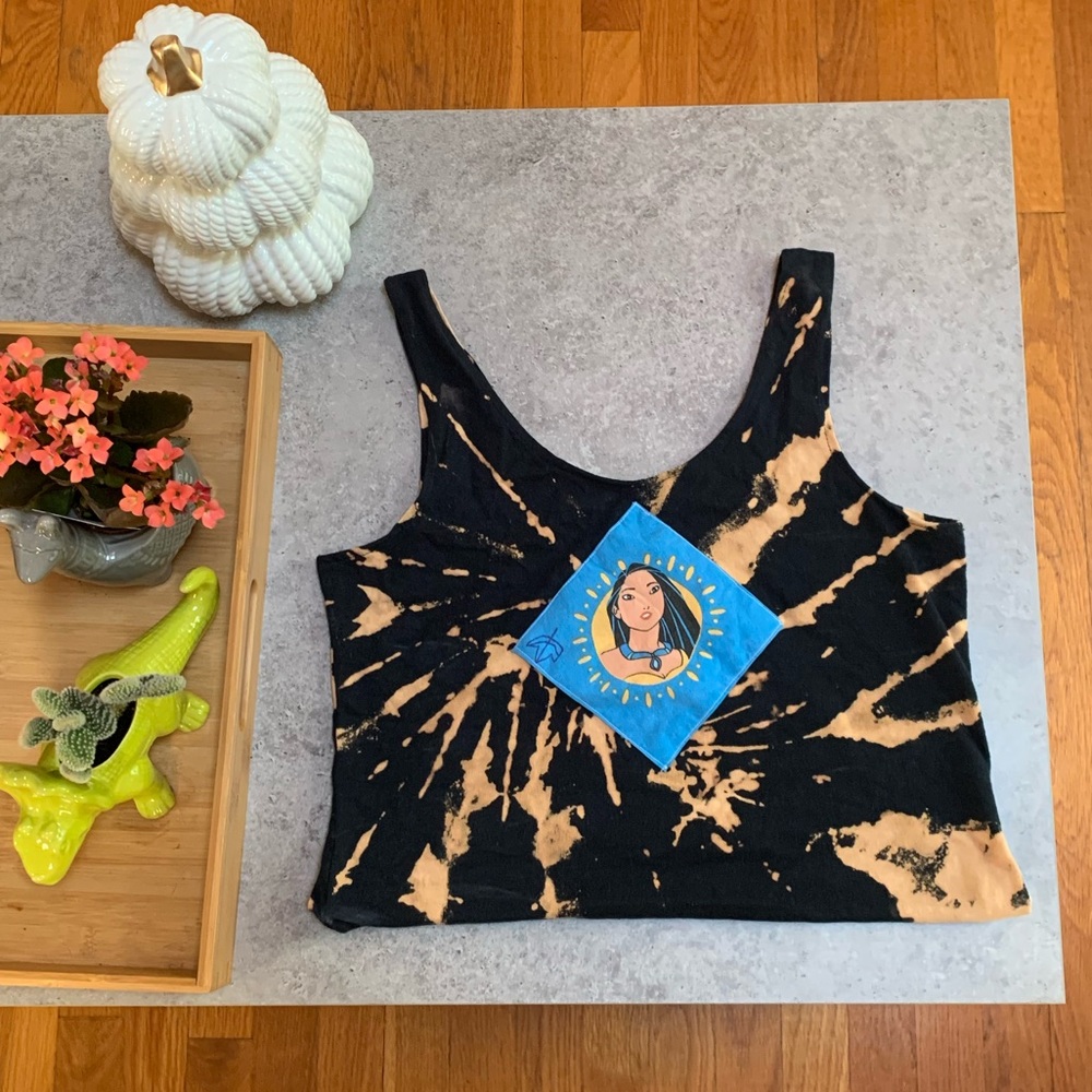 Tie Dye Pocahontas bodysuit